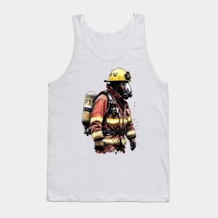 Courageous Firefighting Tank Top